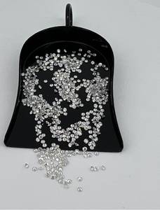 Diamant synthétique de laboratoire en vrac, véritable, de qualité supérieure, taille éclatante, blanc, E VVS-VS, 1,30 mm-3 mm, CVD Star Melee, vente en gros - Product Image 3