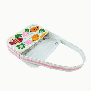 Bolso de Hombro con Cierre Magnético y Diseño de Peces Coloridos y Arrecifes de Coral, Bolsos de Playa para Mujer - Product Image 3