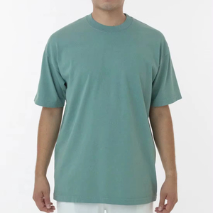 High Quality 100% Cotton 220 GSM Men's T-<b>Shirts</b> Breathable Anti-Pilling Oversized Customizable Customizable <b>Colour</b> Logo - Product Image 1