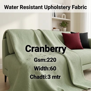 Tela de Tapicería Premium Resistente al Agua, Tejido Liso, 220 GSM, 60 Pulgadas de Ancho, Rollo de 3 Metros para Decoración de Interiores y Muebles - Product Image 2