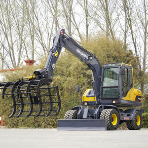 Excavadora de ruedas de 8 toneladas Hengwang HW80L 50KW de alta calidad con precio de pinza a la venta en Dubái - Product Image 5