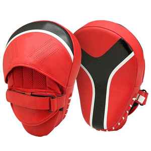 Professional Black Leather Training Mitt <b>Focus</b> Punch <b>Pads</b> Hand Target MMA Martial Thai Kick <b>Pad</b> Kit for Boxing - Product Image 2