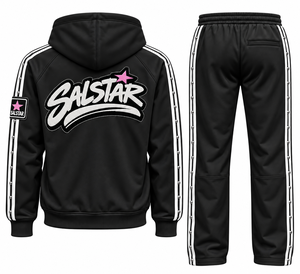 Conjunto Deportivo Personalizado Negro para Mujer, Sudadera con Capucha y Pantalones Jogger, Ropa Deportiva al por Mayor, Ropa Casual de Calle, Conjunto de 2 Piezas, Fabricante OEM - Product Image 2