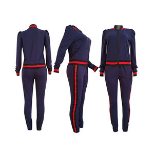 Ensemble de survêtement décontracté pour femme, deux pièces, léger, coupe-vent, manches courtes, vêtements de sport - Product Image 4