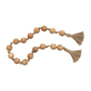 Guirlande élégante de perles en bois pour la décoration de réception de mariage, centre de table, accent de style pour la salle. - Product Image 2