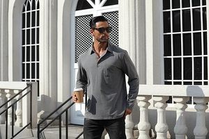 Chemises polo décontractées pour hommes, classiques, à manches longues, basiques, à boutons, en coton léger, avec poche, pour le golf - Product Image 2