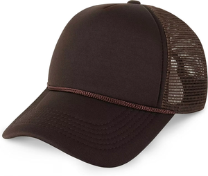Casquette de camionneur classique d'été en maille avec broderie 3D, bicolore, unisexe, à sangle réglable, légère - Product Image 5