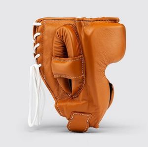 High Quality Leather Boxing <b>Head</b> Guard for Boxing Kickboxing Muay Thai Protective Gear for Gym <b>Training</b> - Product Image 2