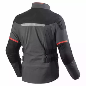 Blouson de moto en cuir imperméable pour homme, manches longues, noir, équipement d'automne respirant et à séchage rapide, 220g - Product Image 2