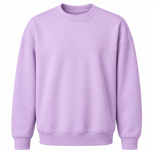 OEM Custom 340 GSM Cotton Polyester Pullover Premium Essential Oversized Casual Streetwear Factory Manufacturer - Product Image 3
