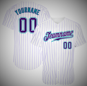 Camiseta de béisbol personalizada, 100% poliéster, estampado por transferencia térmica, de secado rápido, manga corta, nombre y número, uniforme de equipo unisex para adultos, XL - Product Image 3