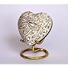 Handmade Ceramic Heart Pet <b>Casket</b> Durable Urn <b>for</b> Dogs Luxury Teardrop Shape - Product Image 3