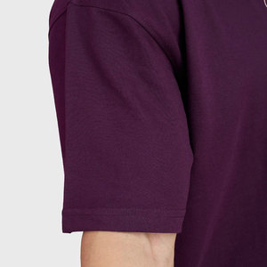 Camiseta de Talla Grande para Hombre, Lisa, de Color Sólido, con Hombros Caídos, Diseño Personalizado, Venta al por Mayor de Fábrica, 100% Algodón, Transpirable y Ecológica - Product Image 5
