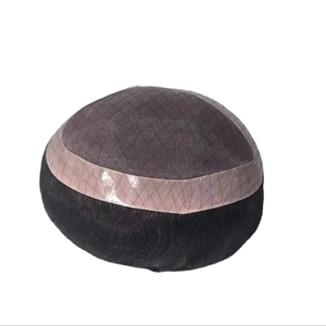 Perruque Taz Hair BD en cheveux indiens Remy, ondulée, pour hommes - Bonnet monofilament, imperméable, doux, léger, écologique, pré-bouclée, profonde - Product Image 4