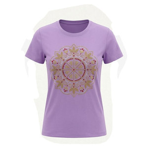 เสื้อยืดผู้หญิงพรีเมียมประดับเพชร แขนสั้น ดีไซน์หรูหรา แต่งด้วยคริสตัล แฟชั่นสตรีทสไตล์ สั่งพิมพ์ลายได้ ขายส่ง - Product Image 1
