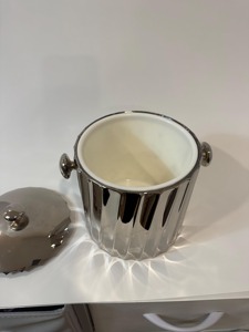 Stylish Silver Mirror Finished Ice Tub <b>With</b> <b>Lid</b> For Hotels Bar Counters And Home Bar Spaces Beverage Cooling Use From India - Product Image 6