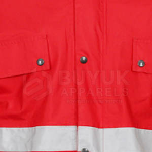 Veste réfléchissante imperméable haute visibilité pour les travailleurs routiers, veste de sécurité haute visibilité avec bande réfléchissante pour une utilisation en extérieur - Product Image 6