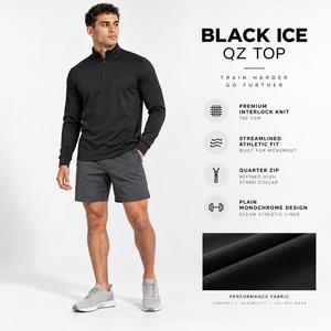 Custom Men's Quarter <b>Zip</b> Performance Pullover Lightweight Polyester Breathable Sports <b>Top</b> Running OEM Supplier Activewear - Product Image 4