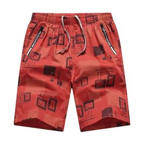 Alta Calidad De fábrica al por mayor 100% algodón Casual al aire libre estiramiento Multi-Bolsillo clásico playa Boardshorts pantalones cortos de baño para hombres - Product Image 4