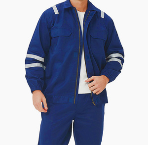Tenues de travail haute visibilité respirantes personnalisées 80% polyester 20% coton, ensembles complets unisexes pour mécaniciens, ateliers, réparation automobile - Product Image 3
