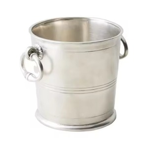 Élégant bac à glace en métal, seau isotherme en acier inoxydable pour boissons, refroidisseur de vin et de bière pour table de mariage - Product Image 5