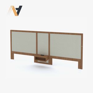 Ensemble de meubles de chambre à coucher moderne avec rangement personnalisé et fonction de couchage, matériaux MDF/HPL/LPL pour utilisation en projet, usine au Vietnam - Product Image 1
