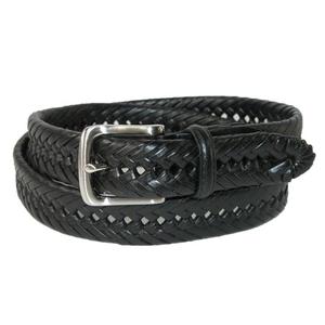 Ceintures de luxe pour hommes en vente, en cuir véritable, couleur marron, style formel, avec boucle dorée de forme rectangulaire - Product Image 6
