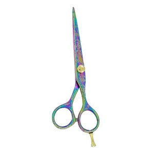 Premium German Stainless Steel Sharp <b>Blade</b> Right-Handed Professional <b>Barber</b> Hair Cutting Scissors Multi Color Finish Gold Screw - Product Image 5