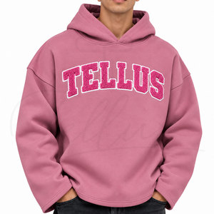 Sweat-shirts à capuche personnalisés pour hommes, pulls à capuche unis pour femmes, style décontracté hip-hop streetwear pour couples - Product Image 1