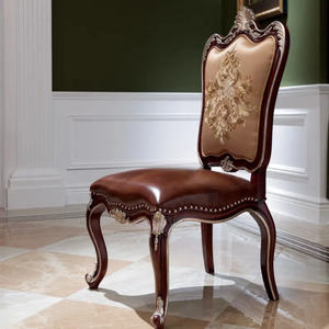 Premium European Antique Octagonal <b>Dining</b> Table Chair <b>Set</b> Solid Teak Wood Eco-Friendly Luxury Home Hotel <b>Dining</b> Furniture - Product Image 5