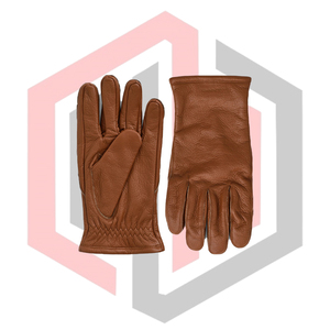 Gants de travail en cuir de vachette pleine fleur pour les travailleurs d'entrepôt - Résistants à l'abrasion, antistatiques, respirants, sans silicone et sans poudre - Product Image 4