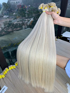 Prix de gros Extensions de cheveux en vrac Cheveux crus vietnamiens Double noyade 100 grammes Couleurs foncées 26 pouces - Product Image 4