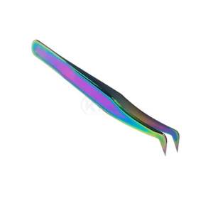 Pince à épiler antistatique en acier inoxydable, pointe droite, pour isolation des cils, outil pour extensions de cils individuelles - Product Image 5