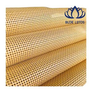 MÁS VENDIDO: Mimbre de Ratán Natural Ecológico Beige para Muebles, Sillas y Gabinetes, Tejido Diagonal con Patrón Cuadrado Azul - Product Image 1