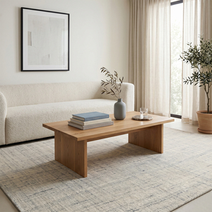 Wool Silver Ivory Grey Hand <b>Tufted</b> <b>Rug</b> Eco-Friendly Non-Slip Thick Pile Modern Abstract Textured Area Carpet for Living Room - Product Image 4