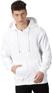 Mens Full Zip Cotton Hoodie Casual <b>Fleece</b> <b>Lined</b> Hooded Sweatshirt Soft Comfortable Streetwear <b>Jacket</b> Wholesale Bulk Apparel - Product Image 2