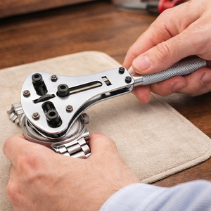 Premium Jumbo <b>Watch</b> <b>Case</b> Back Opener Jaxa Style Adjustable | 19-60mm Repair Tool Kit with 12 Tips Heavy Duty Steel Professional. - Product Image 2