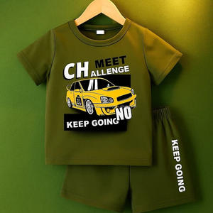 Ropa para Niños y Niñas, Marca Original, Ropa de Bebé Recién Nacido, Bangladesh Apparel Stock, Conjuntos de Verano para Niños de 2 Piezas - Product Image 3