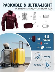 เสื้อแจ็คเก็ตพัฟเฟอร์กันน้ำพิมพ์โลโก้ตามสั่งสำหรับอากาศหนาว - Product Image 6
