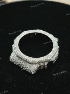 VVS Moissanite Iced Out <b>Watch</b> <b>Case</b> Custom Round Bezel For GA2100 Fully Diamond Luxury Sport Men <b>Watch</b> - Product Image 4