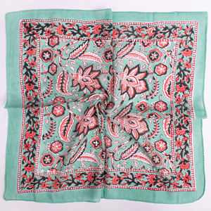 Pañuelo para la Cabeza Unisex de Algodón Estampado Floral Personalizado de Primera Calidad, Tejido Natural Ecológico, Suave para la Piel, Elegante y Moderno - Product Image 4