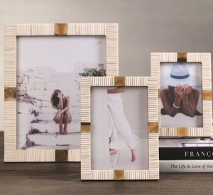 Cadre photo directement de l'usine avec design en os et corne naturels, pour galerie murale, décoration murale ou sur table, au meilleur prix - Product Image 1