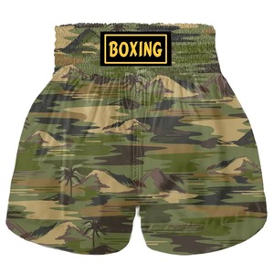 Pantalones Cortos de Muay Thai Personalizados con Logotipo OEM, Pantalones Cortos de Boxeo Sublimados, Ligeros y Transpirables, Pantalones Cortos de Entrenamiento de Kickboxing para Hombre - Product Image 3