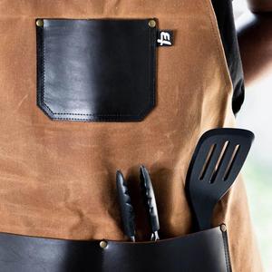 Genuine Leather Wood Carving Apron Luxury Smell Proof Chip Protection Workwear Professional Grade for Artisans LPN-0279 - Product Image 4