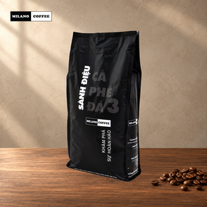 กาแฟมิลานอ ยูราบิค เบลนด์ ซานดิว คั่วบด เบอร์ 3 อาราบิก้า ดาร์ก แบ็ก - Product Image 4