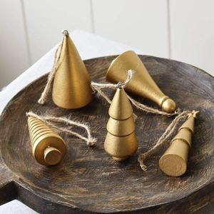 ของตกแต่งคริสต์มาส ดาวสีทอง ประดับตกแต่งต้นคริสต์มาสอย่างหรูหรา ทำจากเหล็กดัด แขวนประดับ - Product Image 6