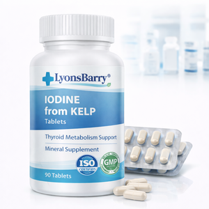 Tabletas de Yodo de Algas Marinas, Antioxidante para Adultos, Apoyo al Metabolismo de la Tiroides, Suplemento Dietético, Fabricante de Marca Privada OEM - Product Image 1