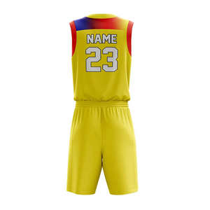 Men's Premium Quality Customized Printed Basketball Uniform Breathable Reversible Jerseys Shorts Plus Size Quick Dry Options - Product Image 4