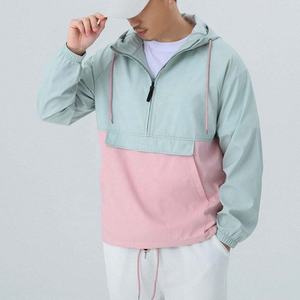 Chaqueta Cortavientos Deportiva Ligera de Alta Calidad, Diseño de Fábrica, con Parches de Poliéster, Logotipo Reflectante Elegante, Chaquetas para Hombre - Product Image 3