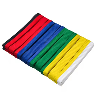 Cinturón de Artes Marciales para Karate, Taekwondo, Judo y Aikido - Cinturón de Rango Elástico de Algodón 100% Resistente para Adultos - Product Image 3